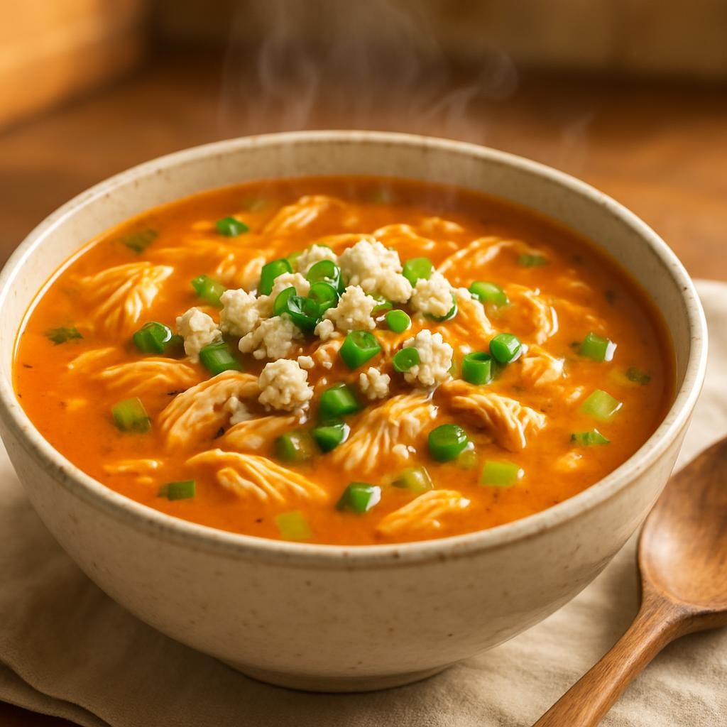 Keto Buffalo Chicken Soup