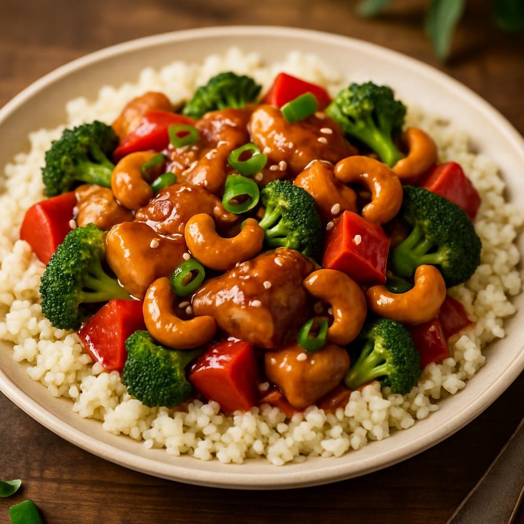 keto cashew chicken recipe