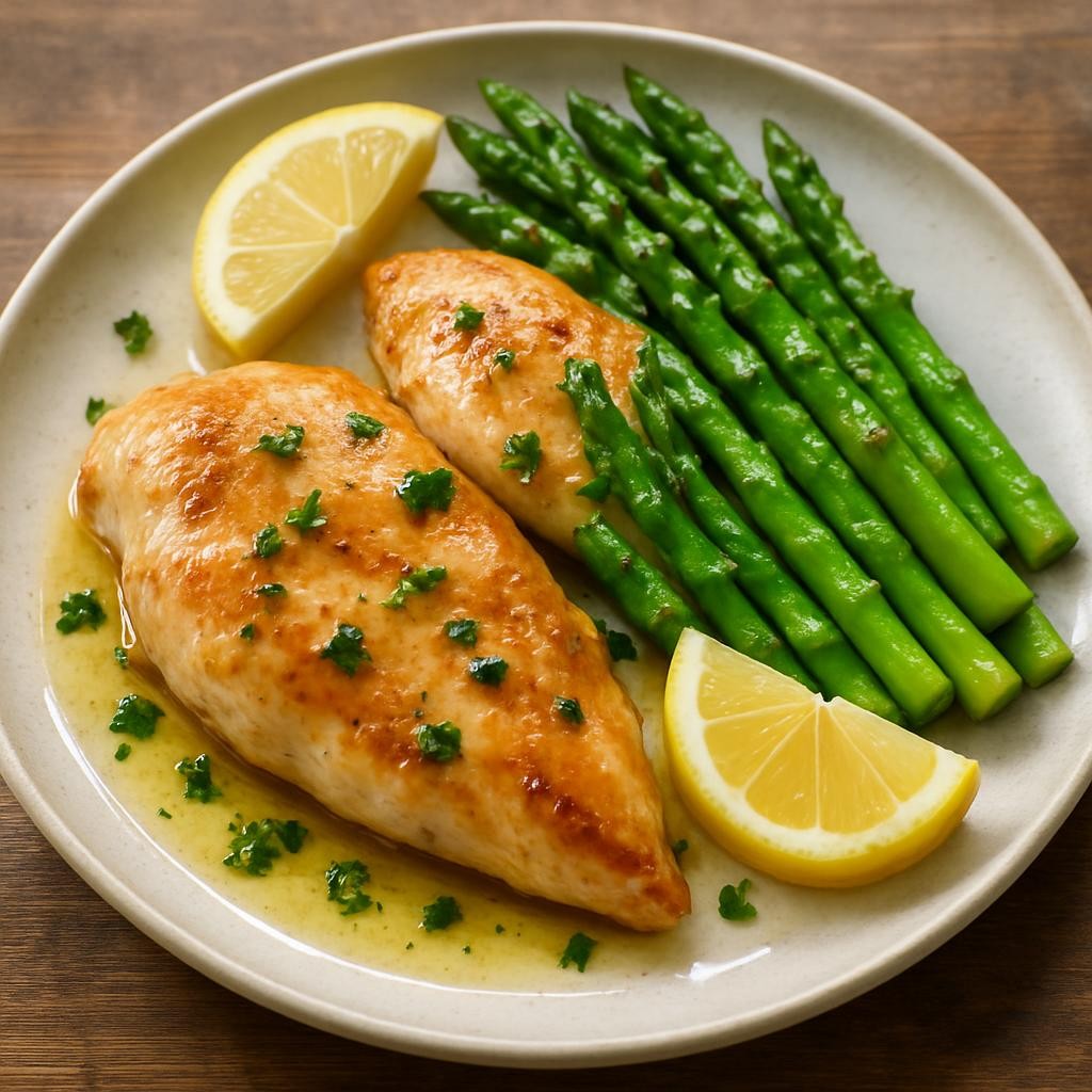 keto chicken and asparagus