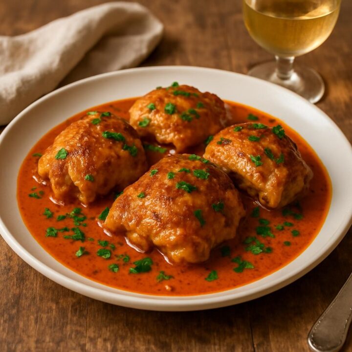 Low Carb Chicken Paprikash