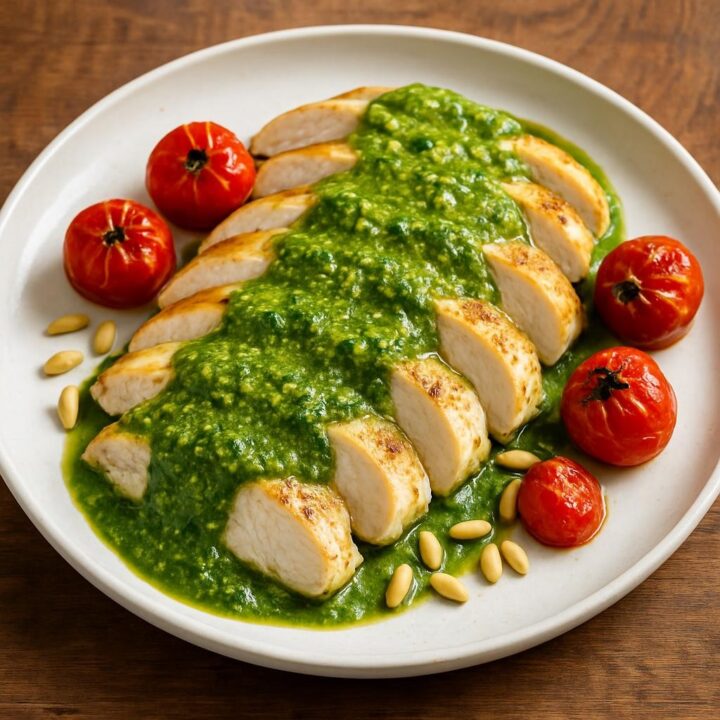 Low Carb Chicken Pesto