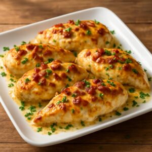 Low Carb Chicken Ranch Bake