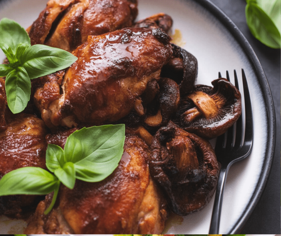 Balsamic Roasted Chicken Thighs Balsamic Roasted Chicken Thighs