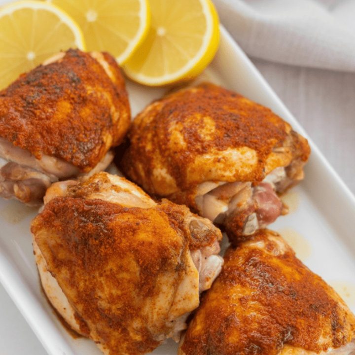 Boiled Chicken Thighs