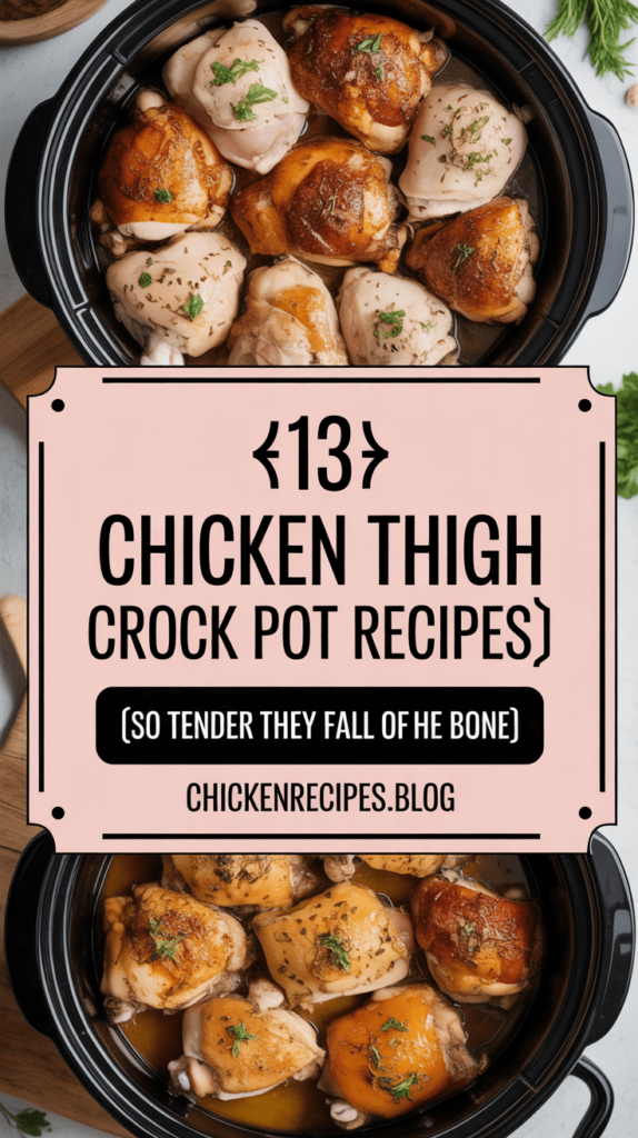 Chicken Thigh Crock Pot Recipes