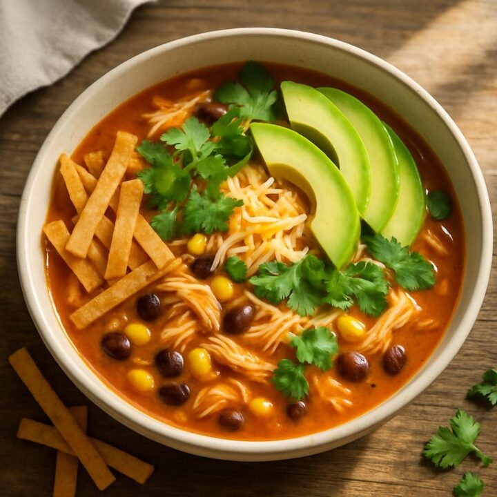 Crockpot Chicken Enchilada Soup