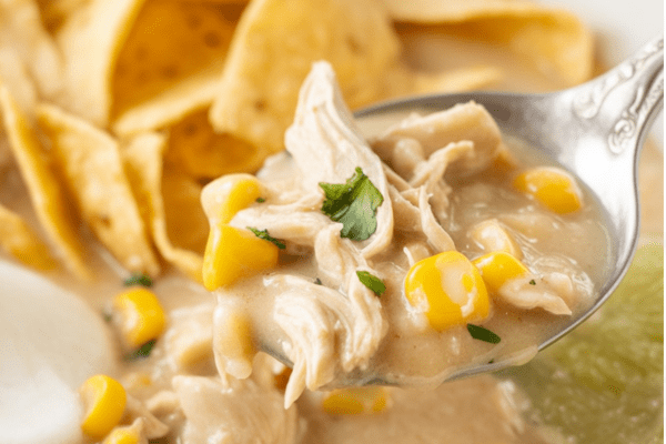 Crockpot Creamy White Chicken Chili