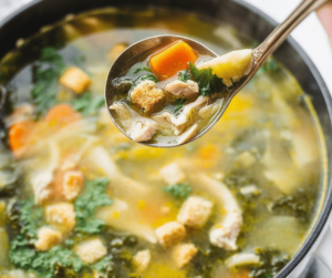 Keto Chicken Bone Broth Soup