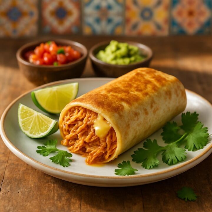 Shredded Chicken Burritos