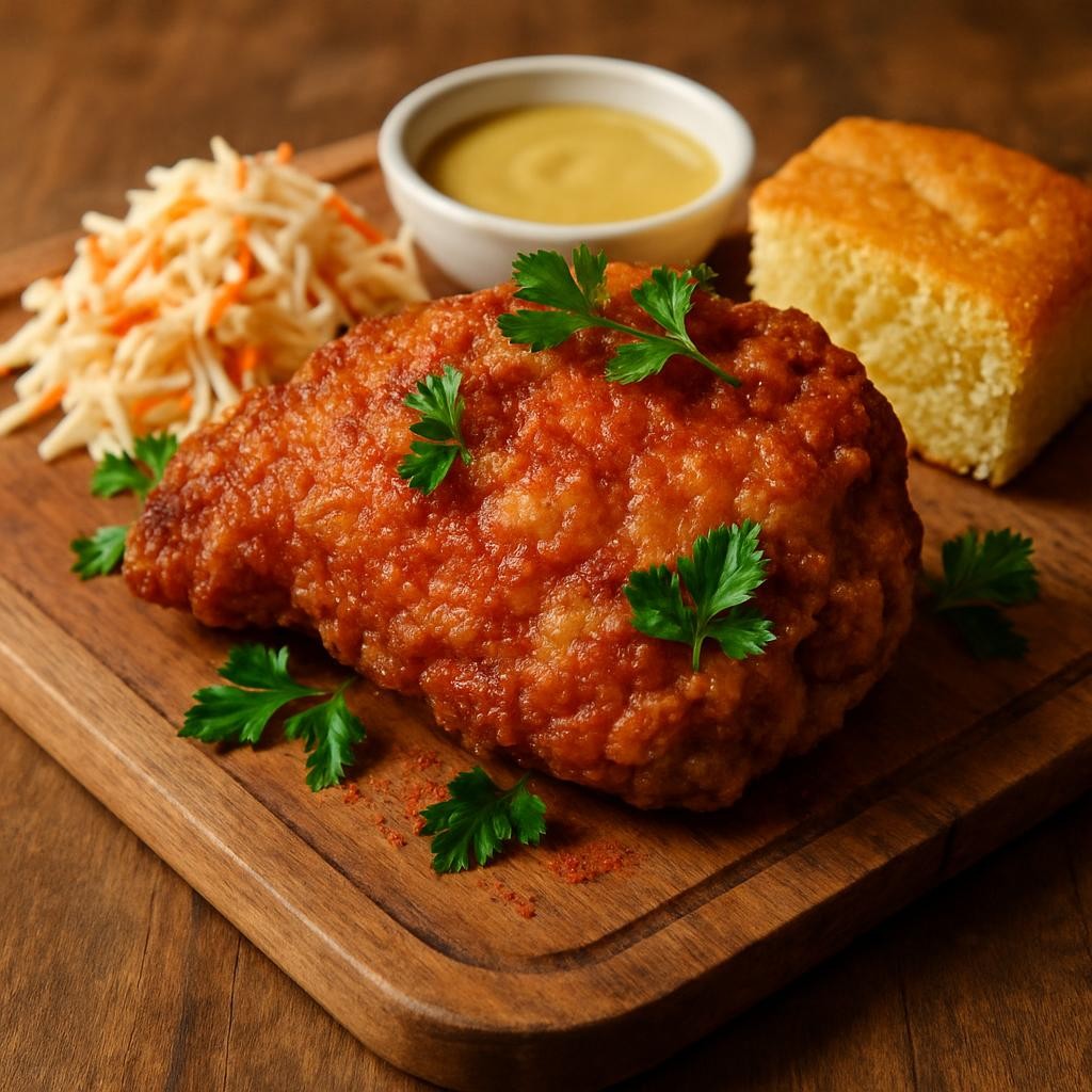 Triple Dipped Fried Chicken