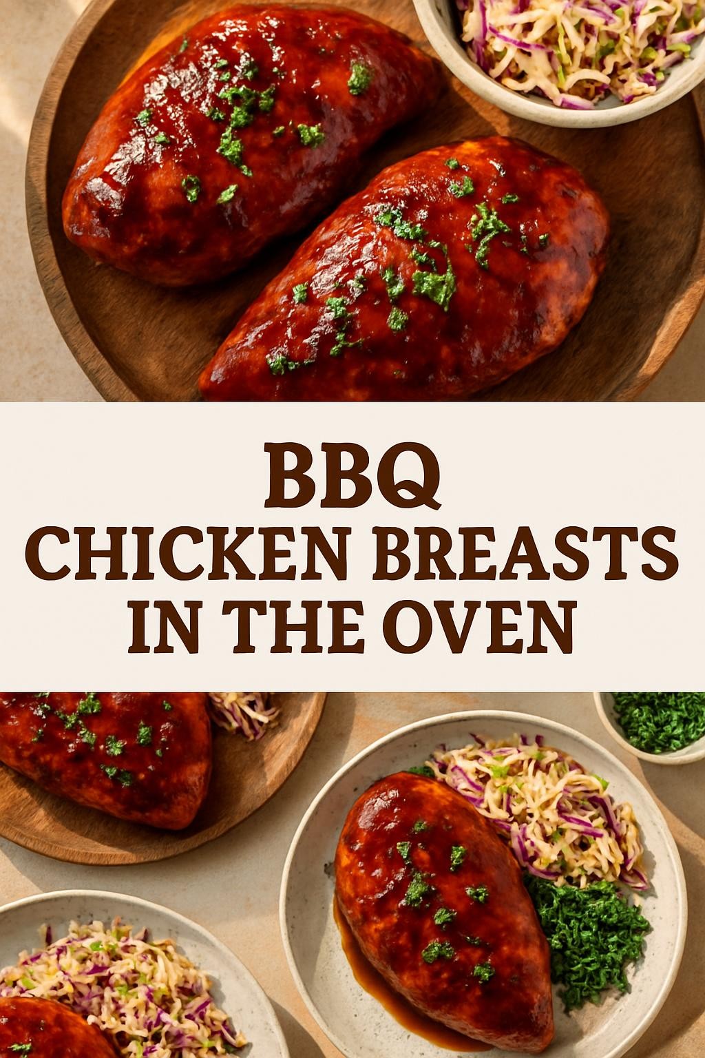 BBQ Chicken Breasts in the Oven