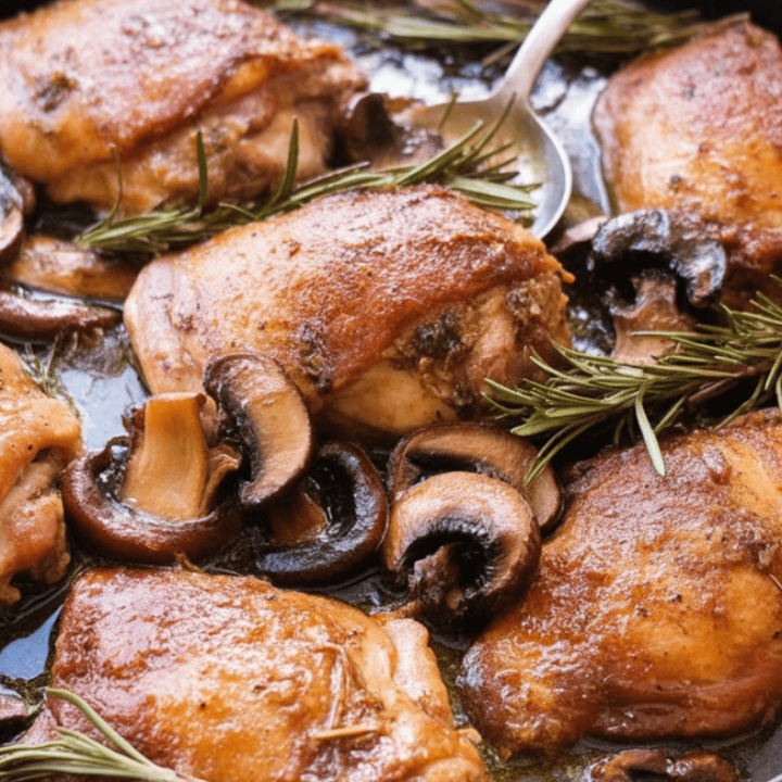 Garlic Rosemary Chicken Thighs