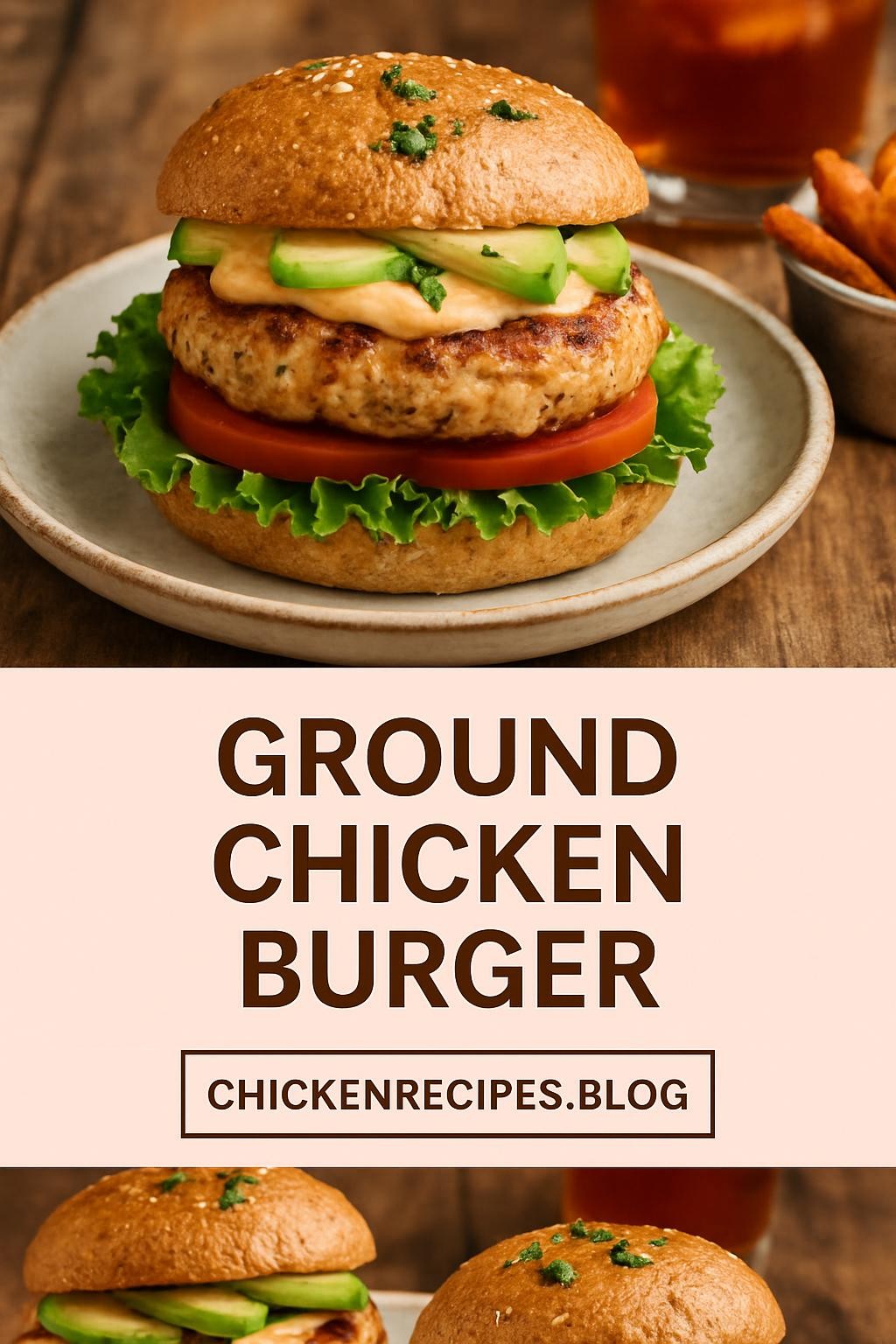 Ground Chicken Burger