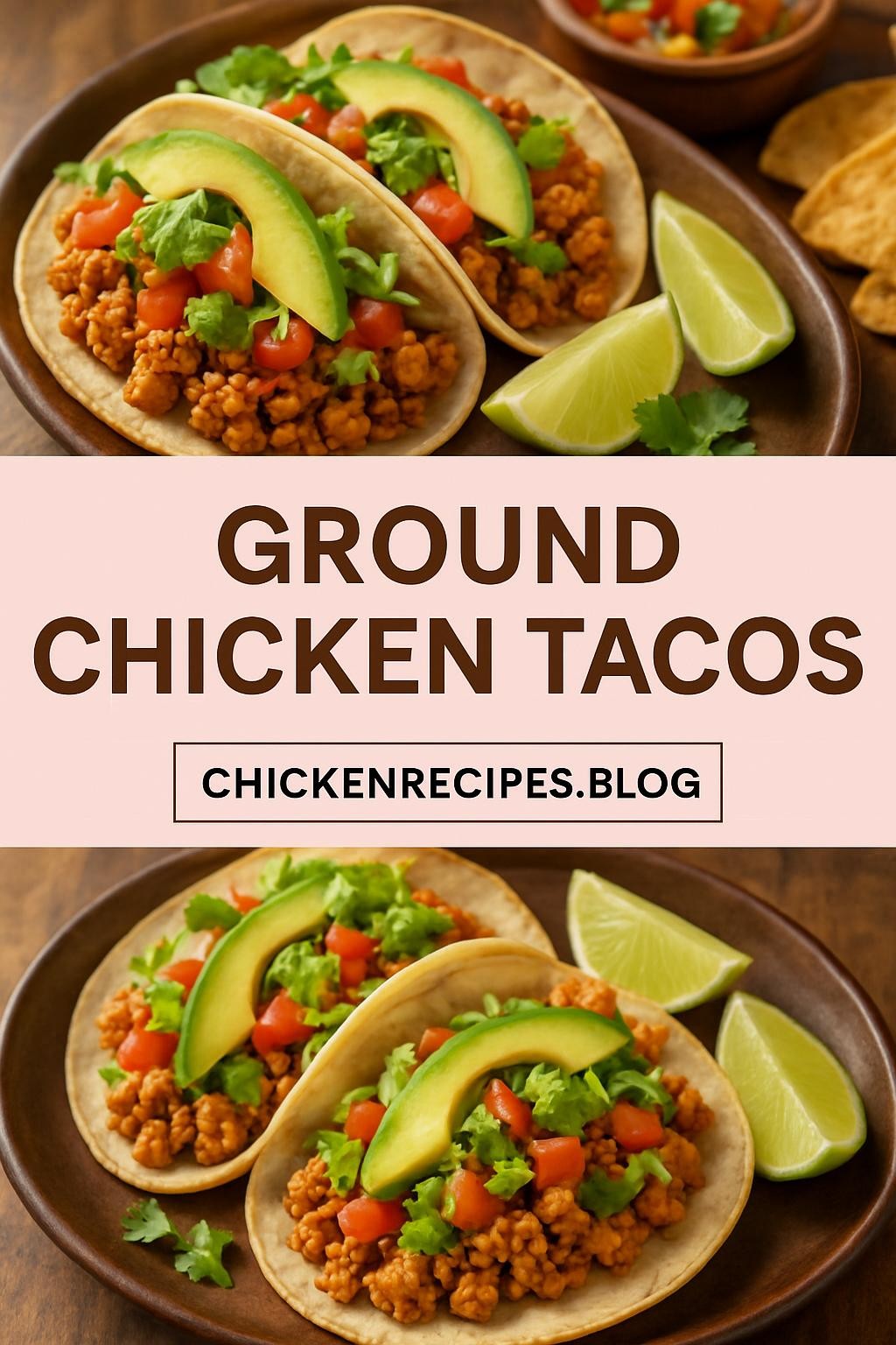 Ground Chicken Tacos
