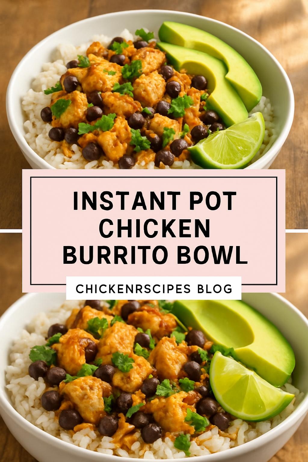 Instant Pot Chicken Burrito Bowl
