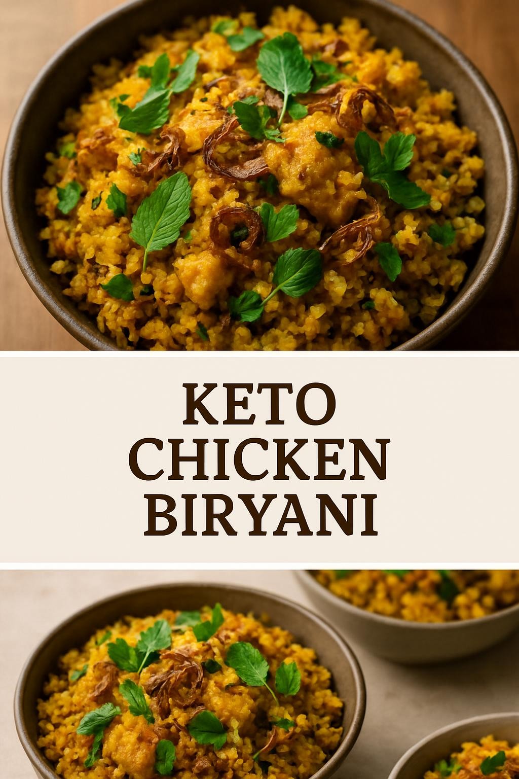 Keto Chicken Biryani