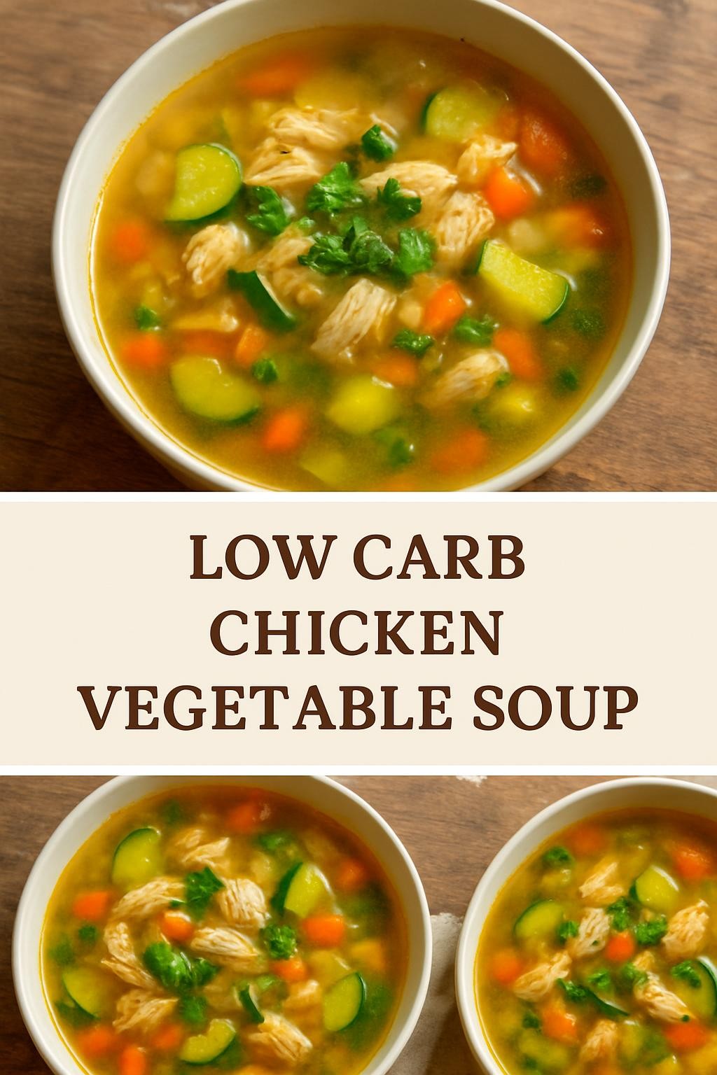 Low Carb Chicken Vegetable Soup