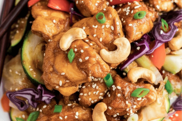 Low Carb Kung Pao Chicken