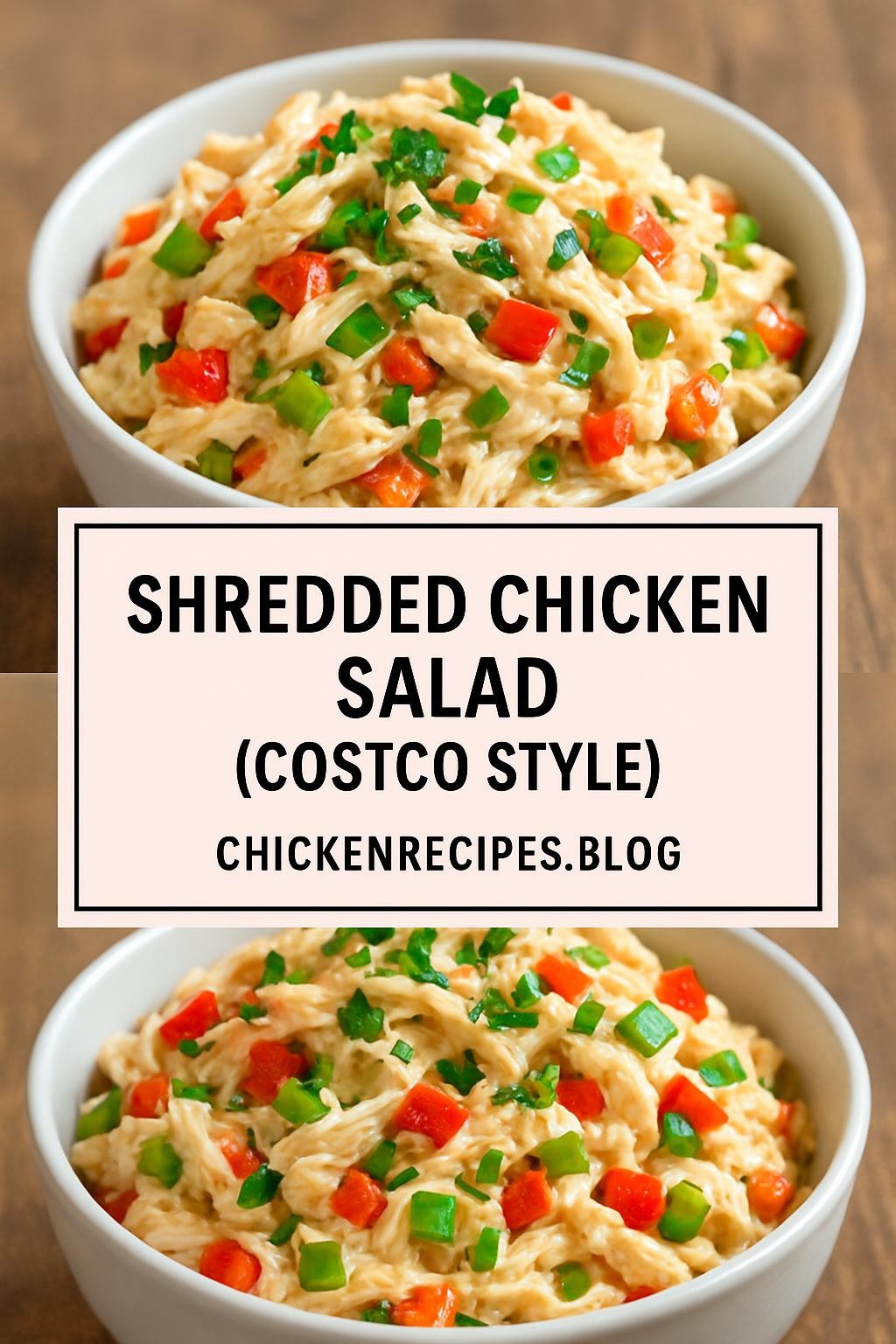 Shredded Chicken Salad (Costco Style)