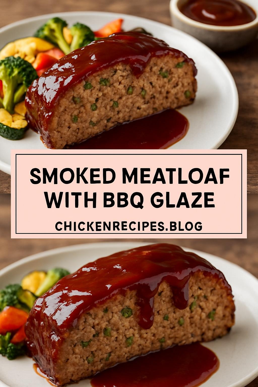 Smoked Meatloaf with BBQ Glaze