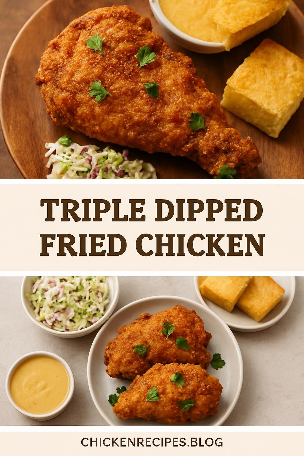 Triple Dipped Fried Chicken