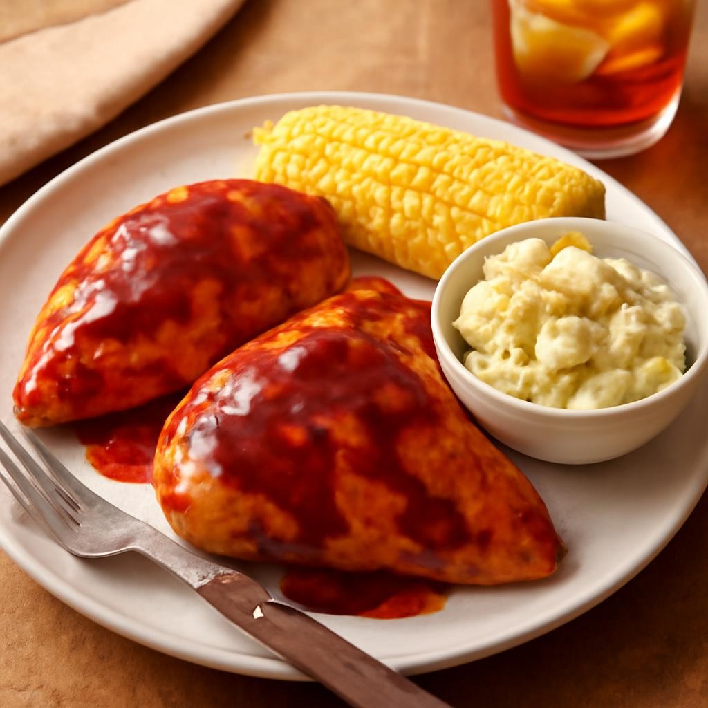 BBQ Chicken Breasts in the Oven