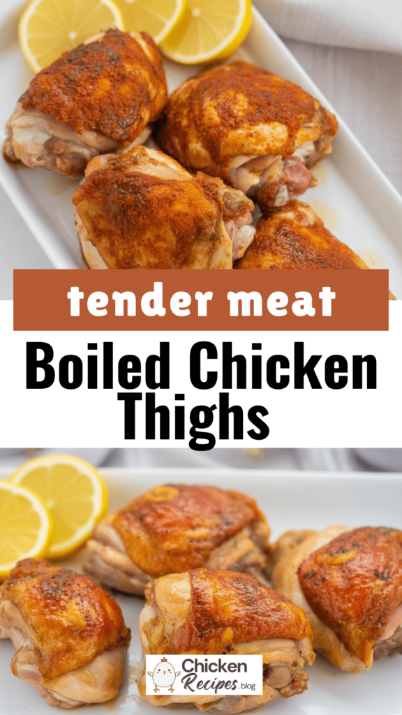 easy Boiled Chicken Thighs