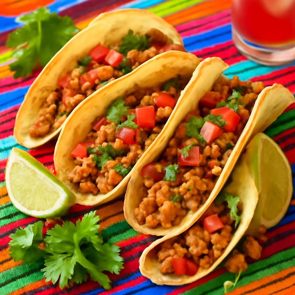 Ground Chicken Tacos