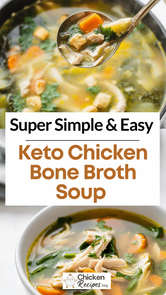 easy Keto Chicken Bone Broth Soup