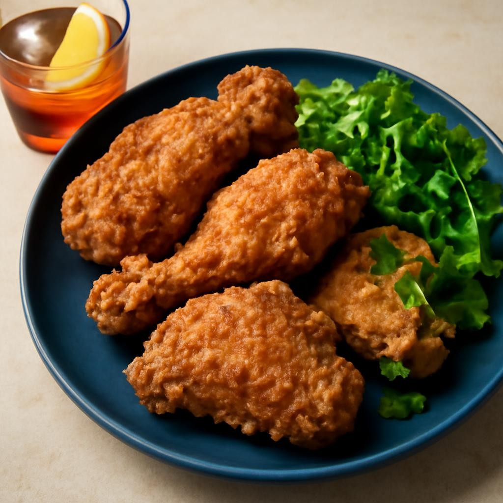 Triple Dipped Fried Chicken