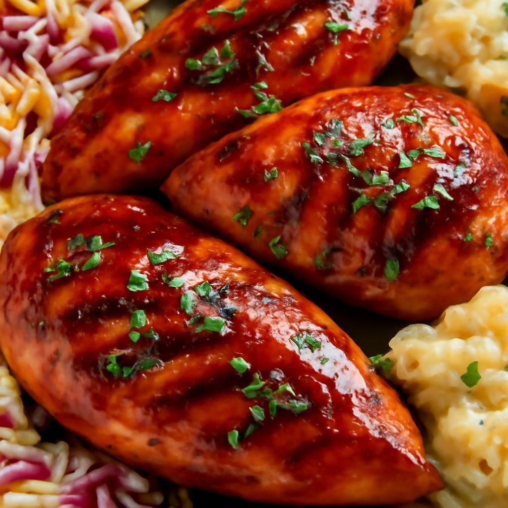 BBQ Chicken Breasts in the Oven
