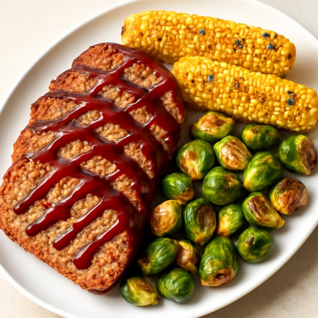 Smoked Meatloaf with BBQ Glaze