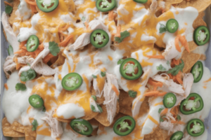 Air Fryer Chicken Nachos