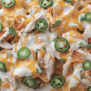Air Fryer Chicken Nachos
