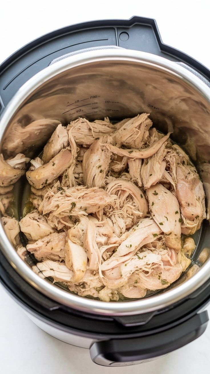 BEST Instant Pot Shredded Chicken Thighs