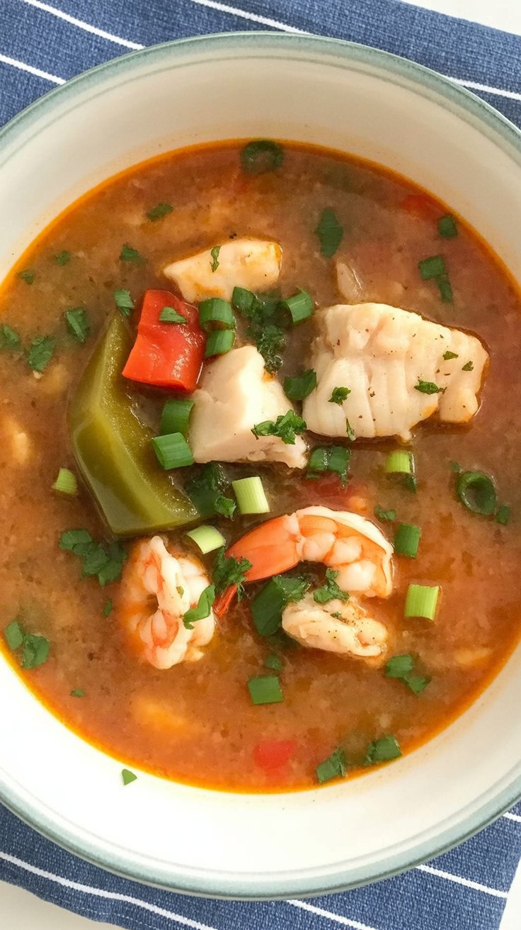 BEST Keto Chicken Shrimp Gumbo with Sausage