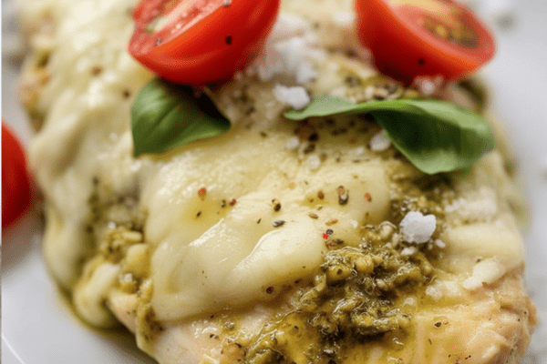 Low Carb Chicken Pesto Bake