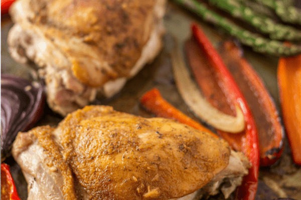 Baked Chicken Thighs With Asparagus Baked Chicken Thighs With Asparagus