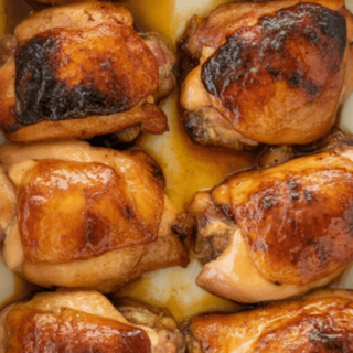 Baked Honey Mustard Chicken Thighs