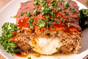 Cheesy Stuffed Meatloaf