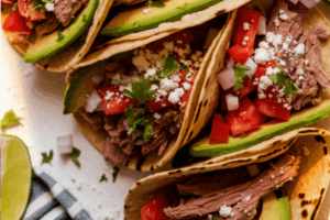 Crockpot Shredded Chicken Tacos