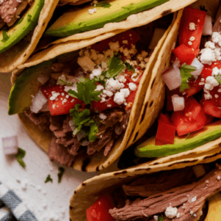 Crockpot Shredded Chicken Tacos