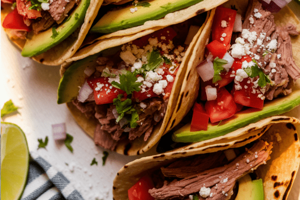 Crockpot Shredded Chicken Tacos