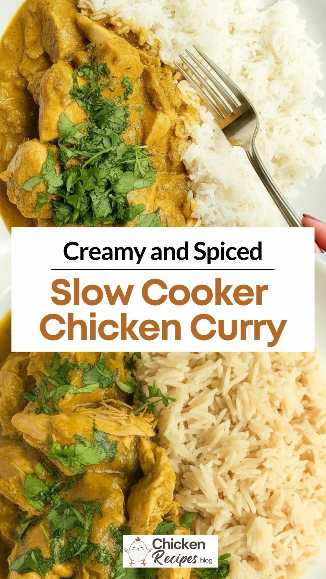 EASY Slow Cooker Chicken Curry