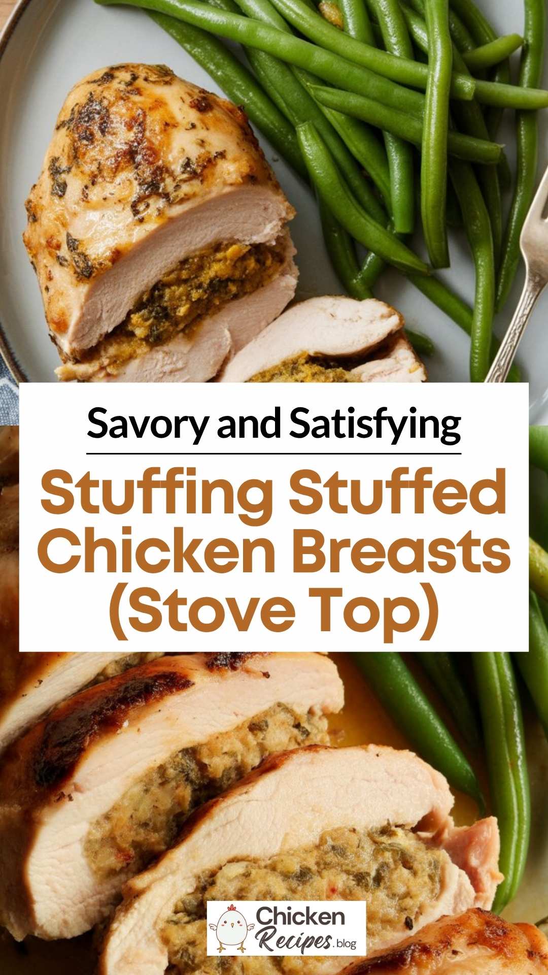 EASY Stuffing Stuffed Chicken Breasts (Stove Top)