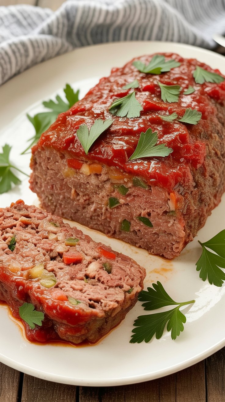 Easy Oatmeal Meatloaf