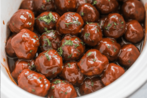 Grape Jelly Meatballs