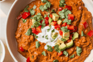 Keto Chicken Enchilada Bowls