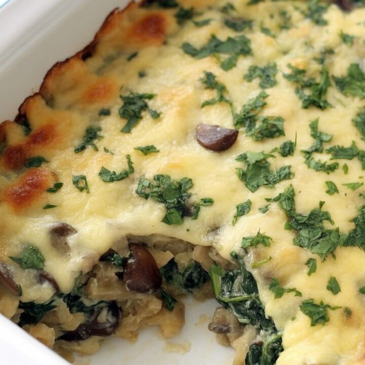 Keto Chicken Florentine Casserole