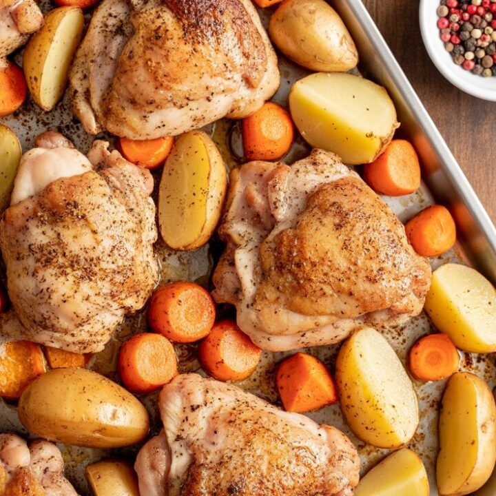 Sheet Pan Chicken Thighs
